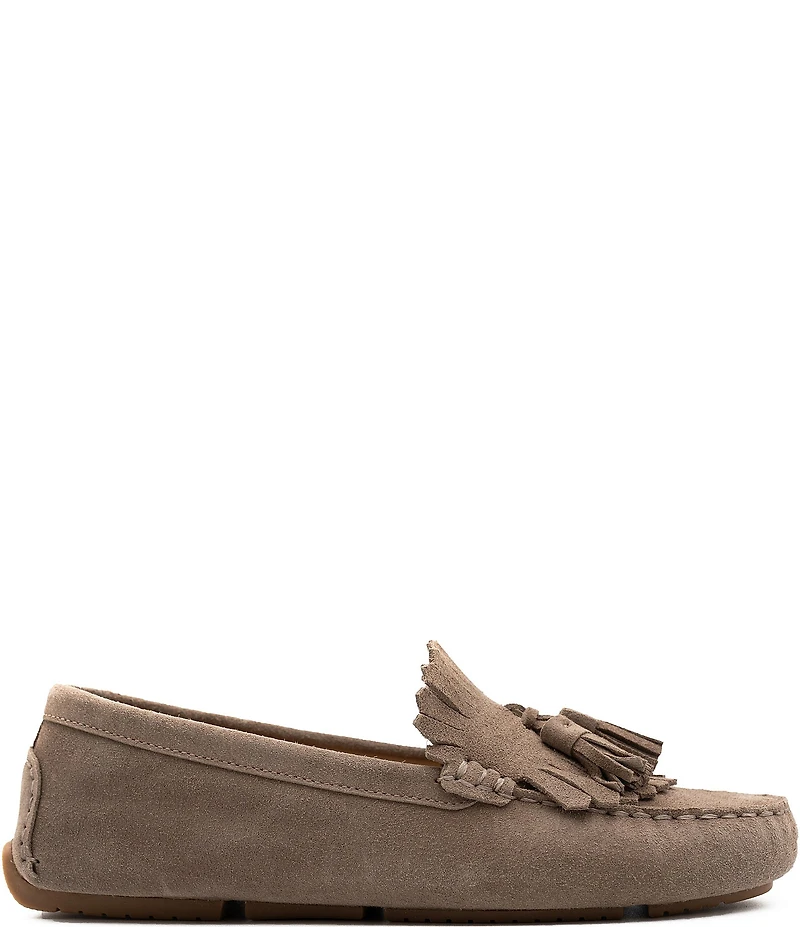 Flag LTD. Women's Morgan Suede Kiltie Tassel Loafers