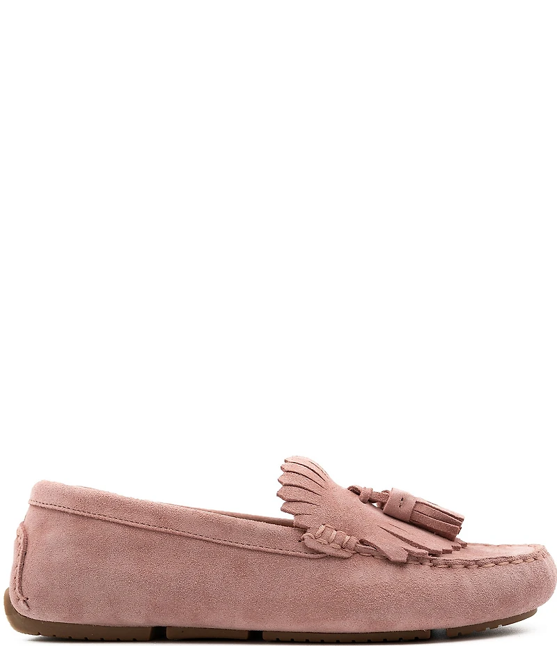 Flag LTD. Women's Morgan Suede Kiltie Tassel Loafers