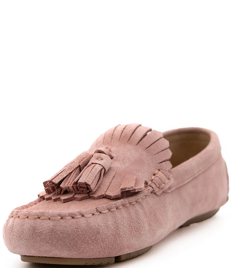 Flag LTD. Women's Morgan Suede Kiltie Tassel Loafers