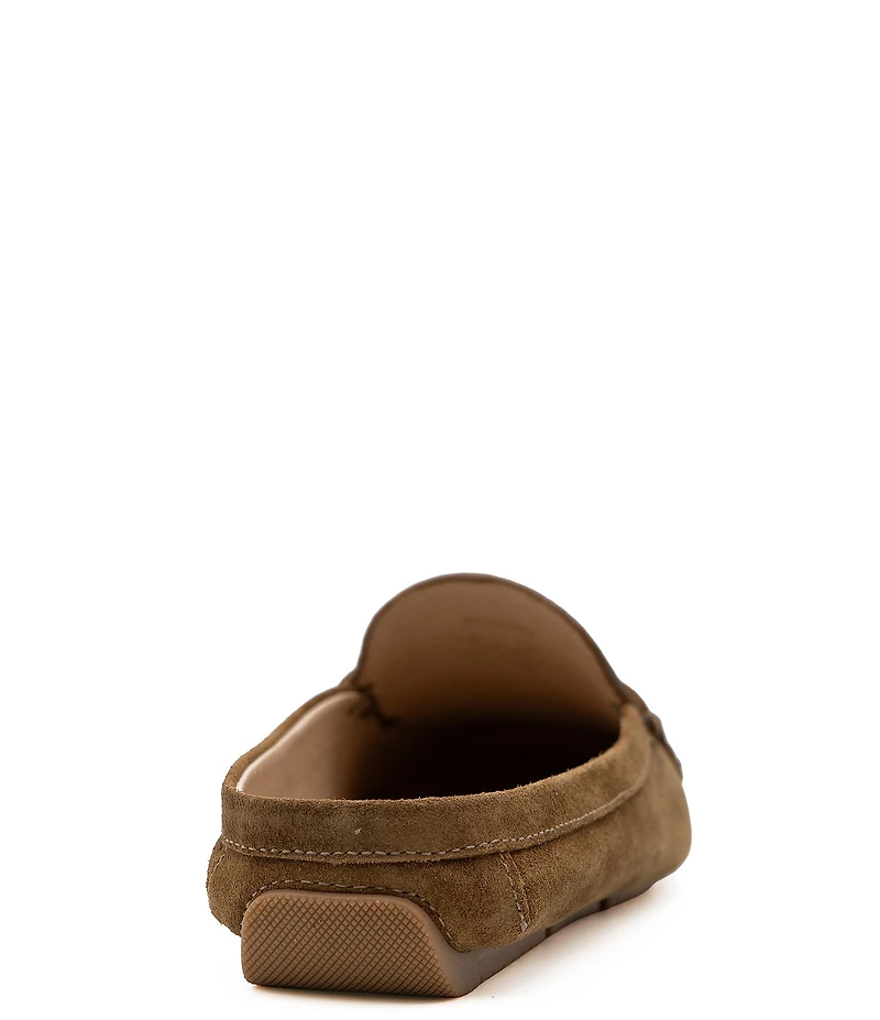 Flag LTD. Women's Morgan Suede Mule Fringe Loafers