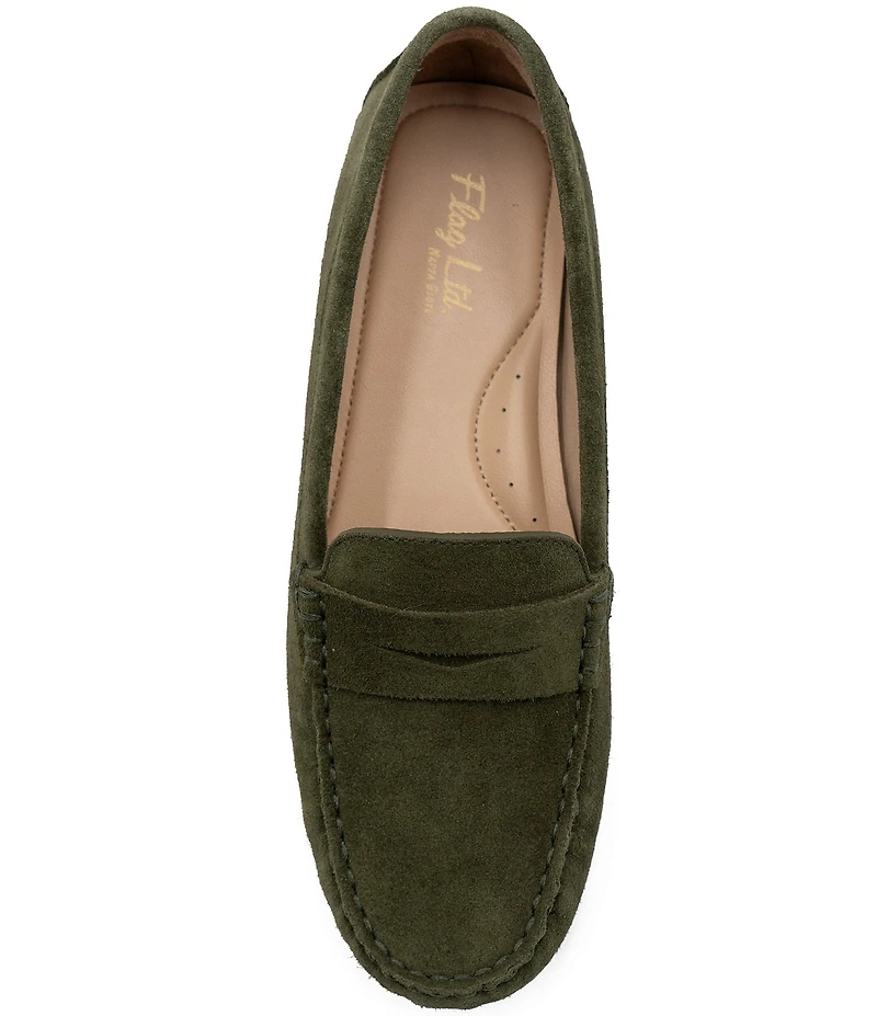 Flag LTD. Women's Morgan Suede Penny Loafers
