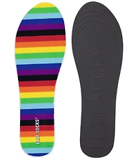 Flat Socks Rainbow Cushioned Liners