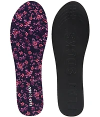 Flat Socks Mini Floral Print Cushioned Liners