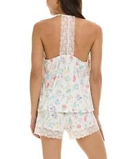 Flora Nikrooz Eloise Jersey Knit Sleeveless V-Neck Cami & Shorty Pajama Set