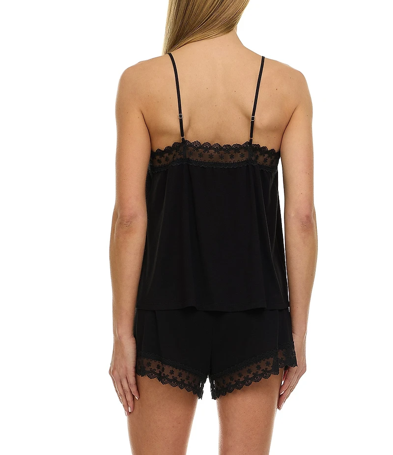 Flora Nikrooz Maven Knit Sleeveless V-Neck Shorty Pajama Set