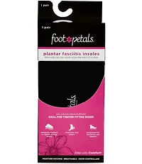 Foot Petals Plantar Fasciitis 3/4 Orthotic Insoles