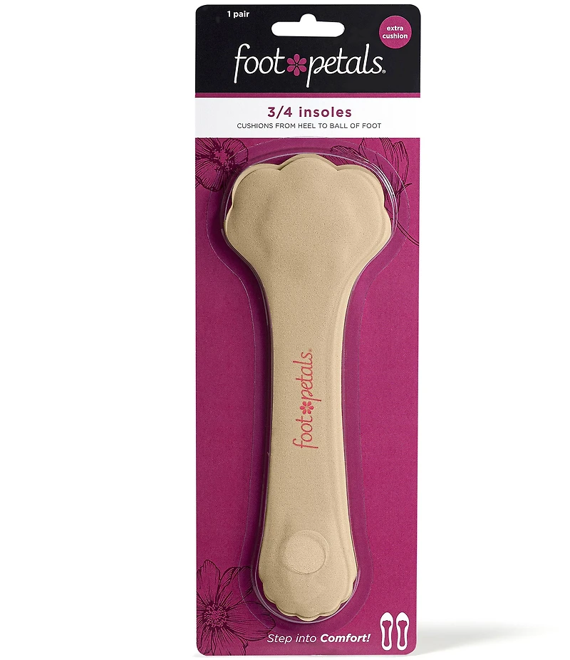 Foot Petals 3/4 Insert Cushions with Extra Cushion