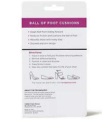 Foot Petals Ball of Foot Cushions- Assorted Set of 3 Pairs