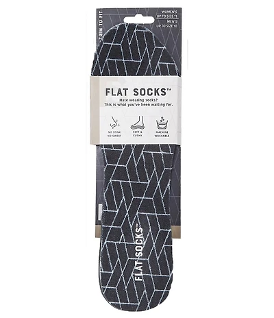 Flat Socks Printed Cushioned Liners