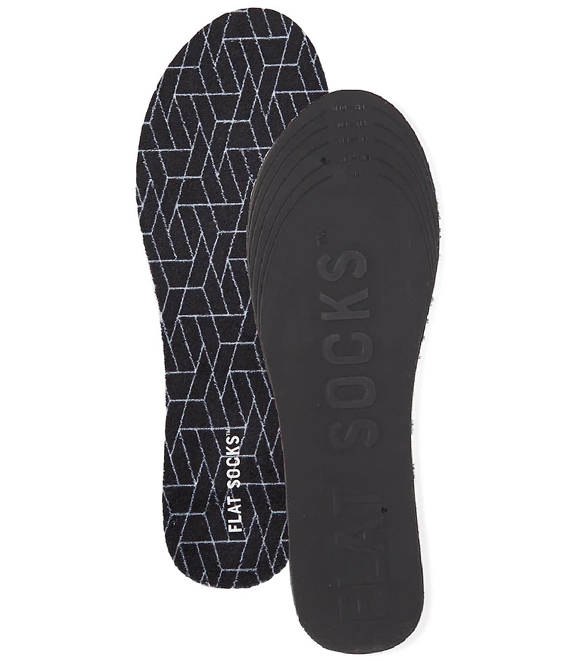 Flat Socks Printed Cushioned Liners