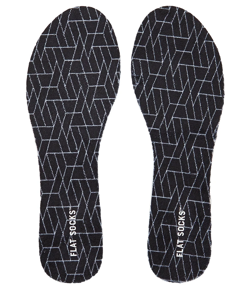 Flat Socks Printed Cushioned Liners