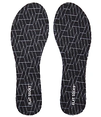 Flat Socks Printed Cushioned Liners