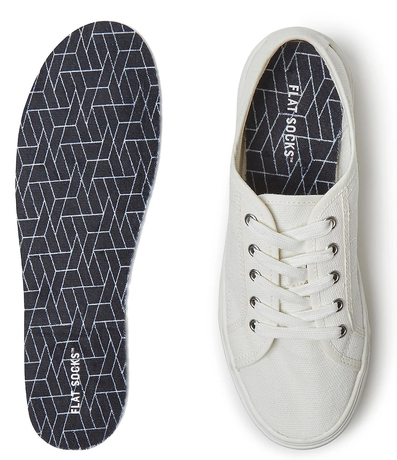 Flat Socks Printed Cushioned Liners