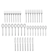 Fortessa Arezzo 40-Piece Stainless Steel Flatware Set