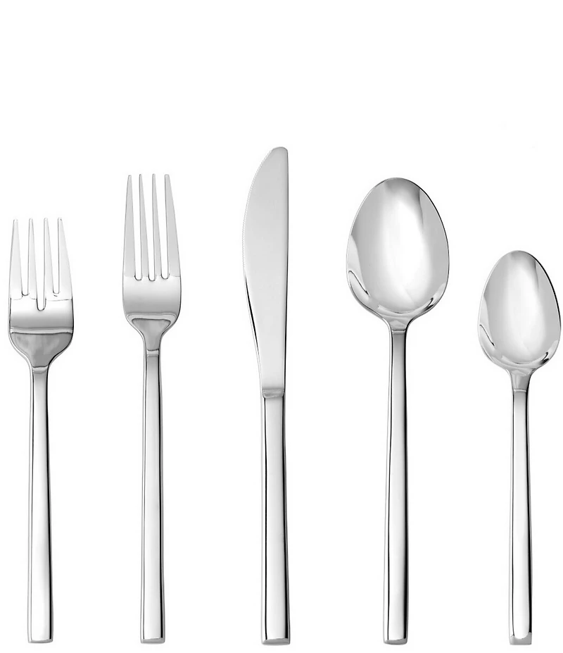 Fortessa Arezzo 40-Piece Stainless Steel Flatware Set