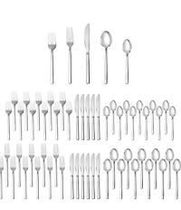 Fortessa Arezzo 60-Piece Stainless Steel Flatware Set