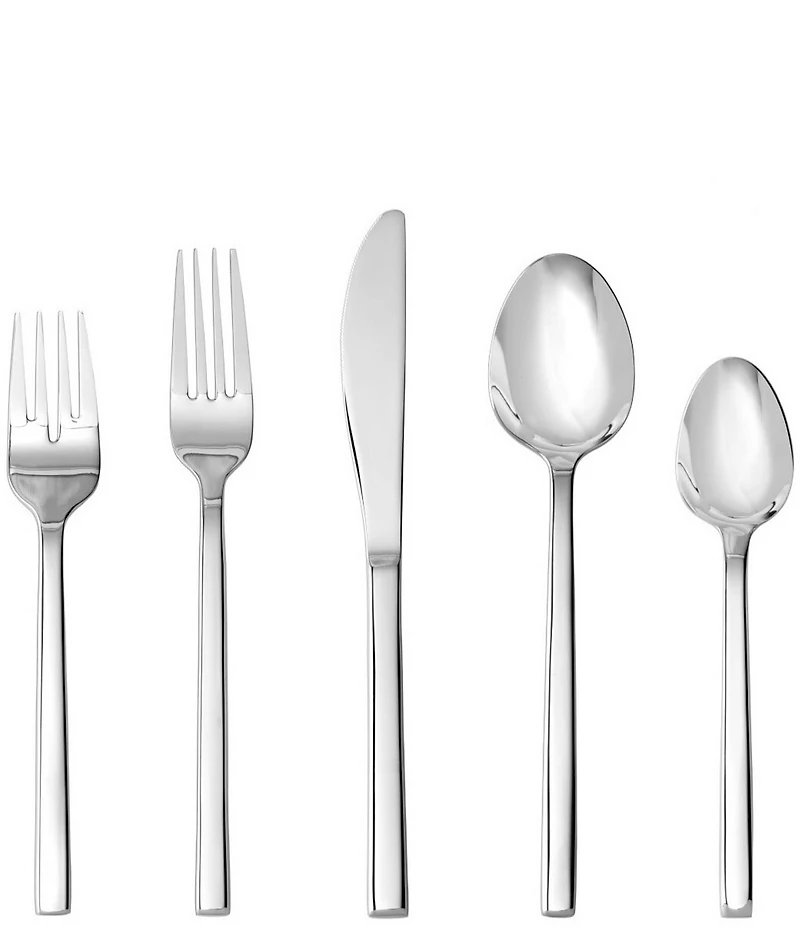 Fortessa Arezzo 60-Piece Stainless Steel Flatware Set