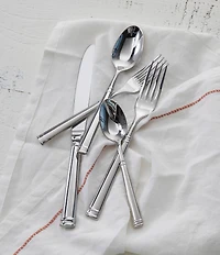 Fortessa Bistro 5-Piece Silver Stainless Steel Flatware Set