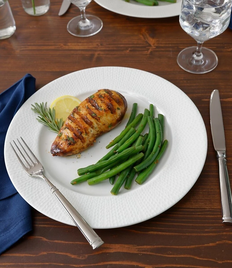 Fortessa Bistro 5-Piece Silver Stainless Steel Flatware Set