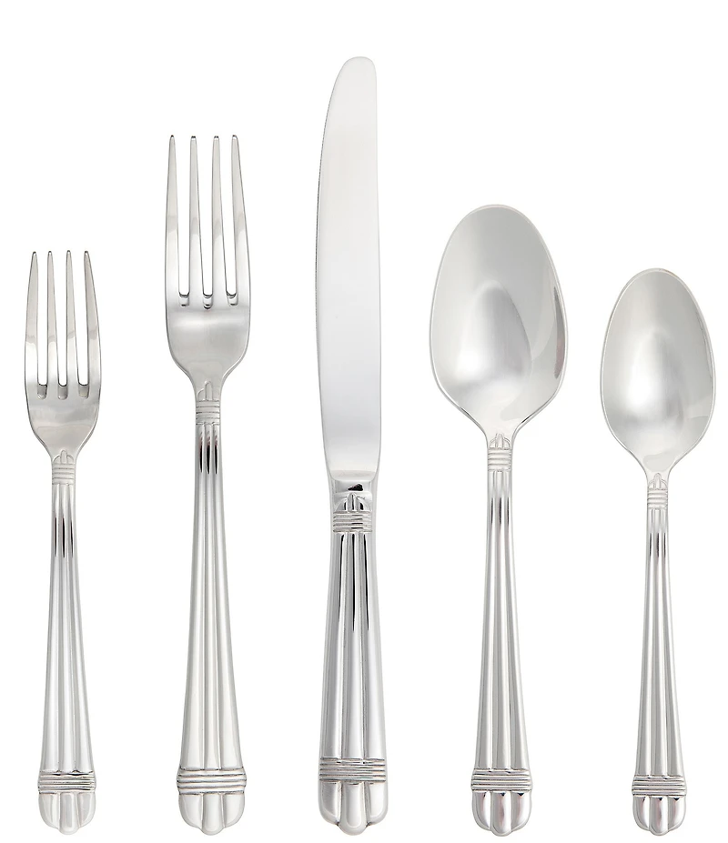 Fortessa Como 5-Piece Stainless Steel Flatware Set
