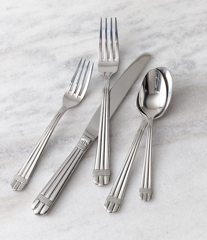 Fortessa Como 5-Piece Stainless Steel Flatware Set