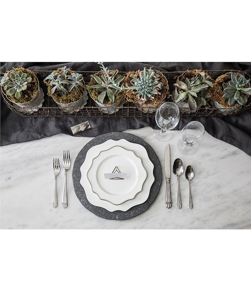 Fortessa Como 5-Piece Stainless Steel Flatware Set