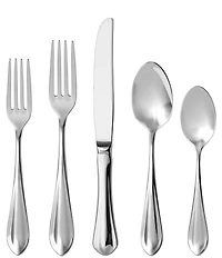 Fortessa Forge 20-Piece Stainless Steel Flatware Set
