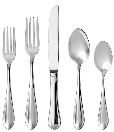 Fortessa Forge -Piece Stainless Steel Flatware Set