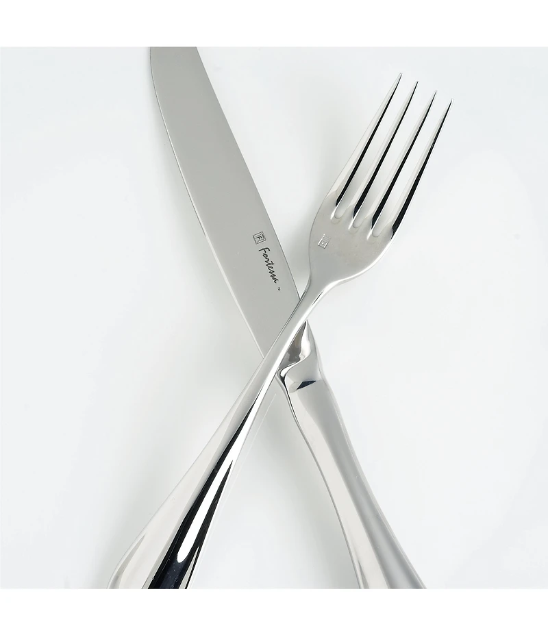 Fortessa Forge -Piece Stainless Steel Flatware Set