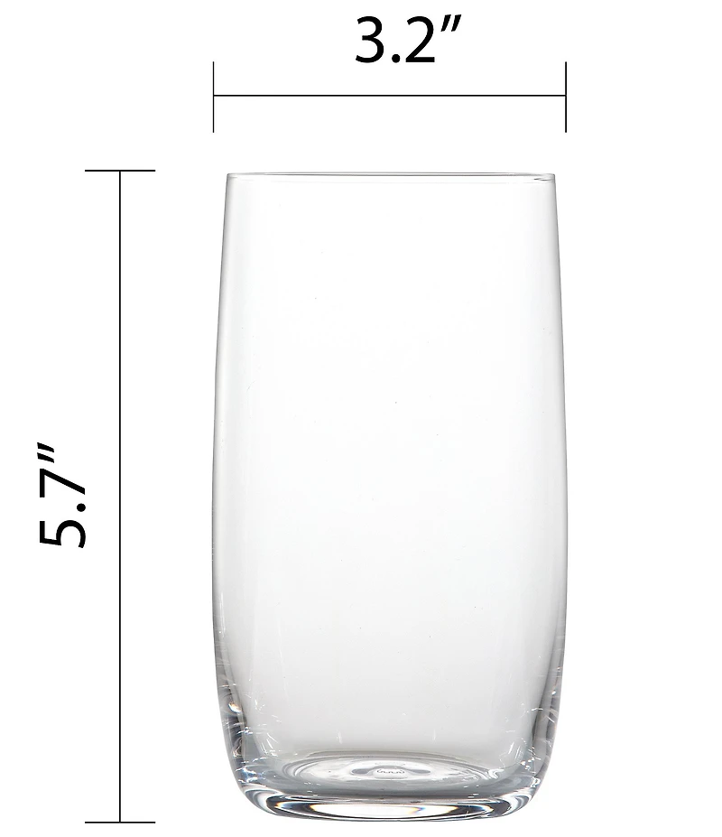 Fortessa Gala Collection Iced Beverage Glasses, Set of 4