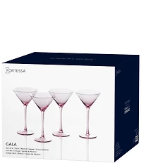 Fortessa Gala Collection Martini Glasses, Set of 4