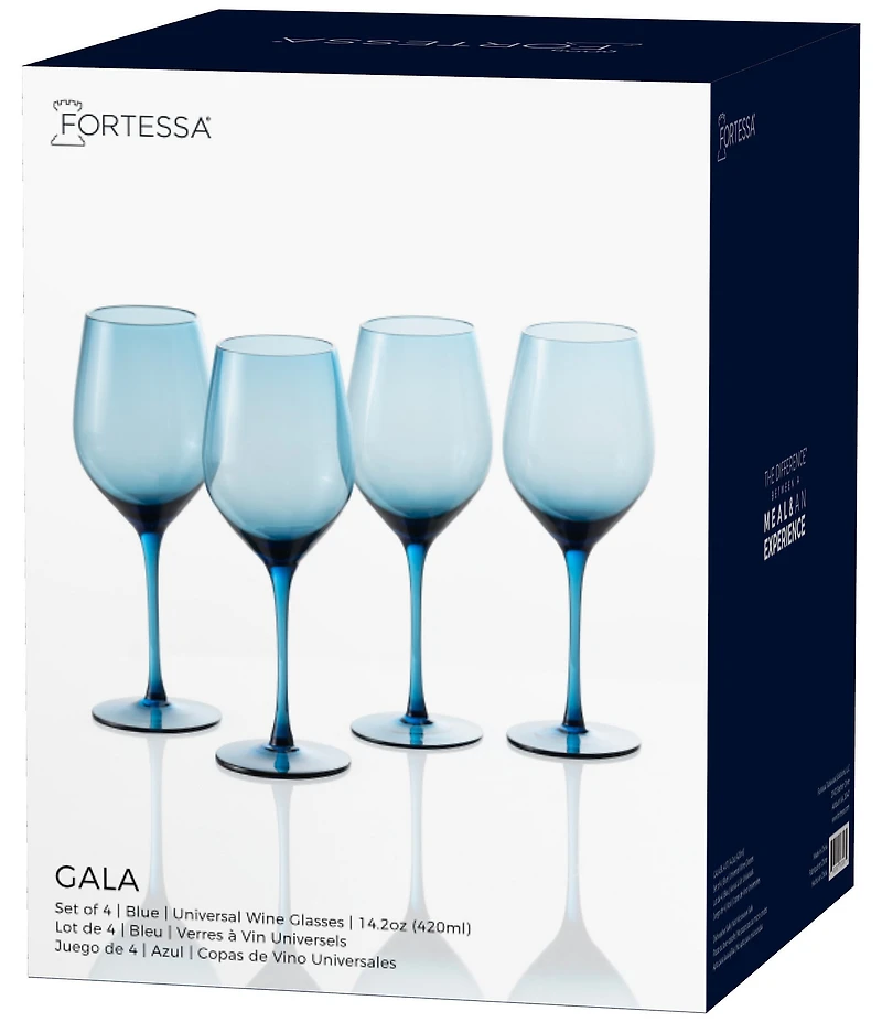 Fortessa Gala Collection Wine Glasses, Set of 4