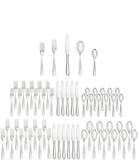 Fortessa Grand City 60-Piece Stainless Flatware Set