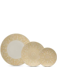 Fortessa Havana 12-Piece Dinnerware Set - Honey