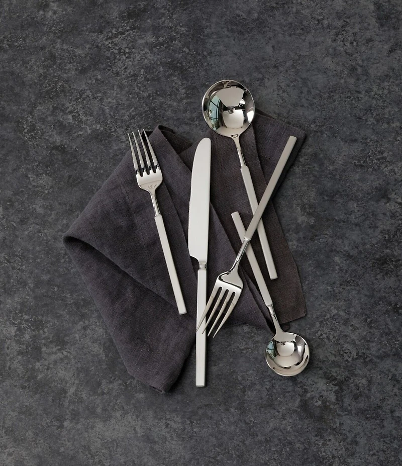 Fortessa Jaxson 5-Piece Stainless Steel Flatware Set