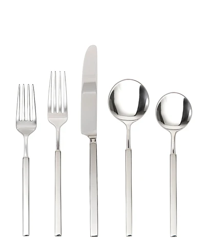 Fortessa Jaxson 5-Piece Stainless Steel Flatware Set