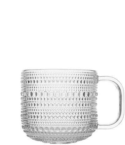 Fortessa Jupiter Glass Coffee Mugs, Set of 6
