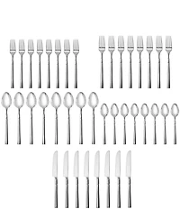 Fortessa Lloyd 40-Piece Stainless Steel Flatware Set