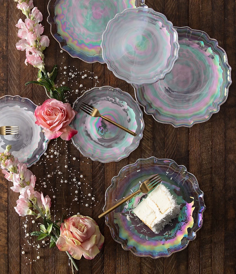 Fortessa Lorelei Glass Plates, Set of 4