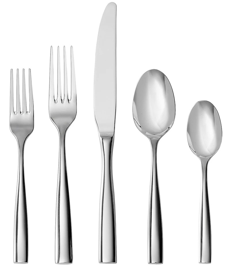 Fortessa Lucca 5-Piece Stainless Steel Flatware Set