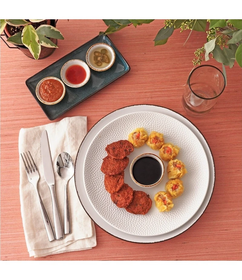 Fortessa Lucca 5-Piece Stainless Steel Flatware Set