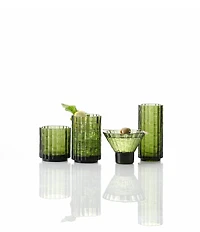 Fortessa Mahalo Collection Bamboo Inspired Martini Glasses, Set of 4