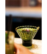 Fortessa Mahalo Collection Bamboo Inspired Martini Glasses, Set of 4