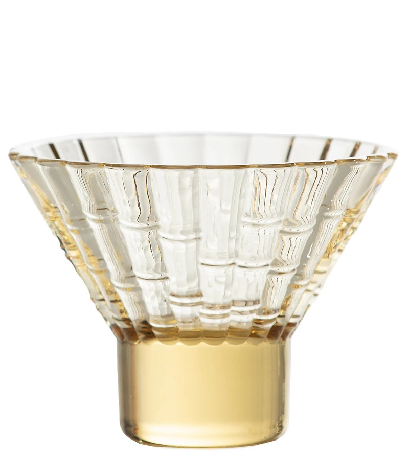 Fortessa Mahalo Collection Bamboo Inspired Martini Glasses, Set of 4