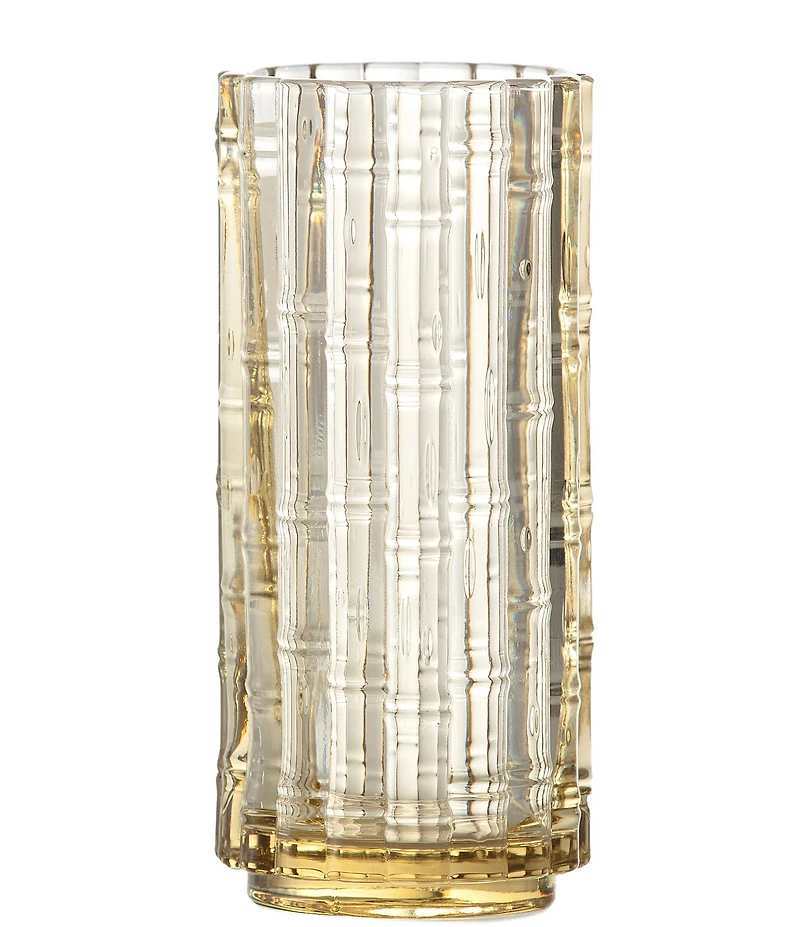 Fortessa Mahalo Collection Collins Bamboo Inspired Glasses, Set of 4