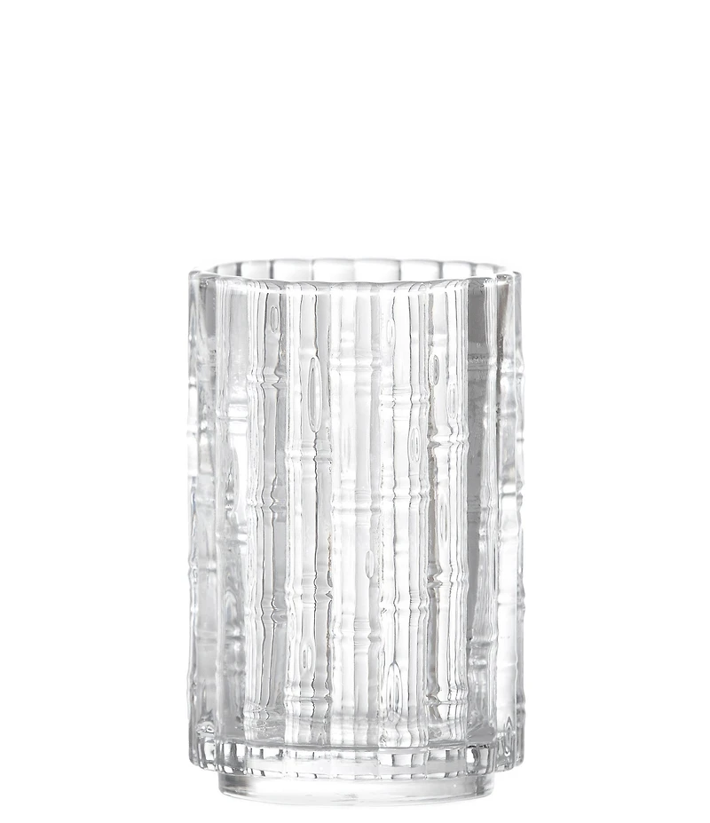 Fortessa Mahalo Collection Iced Beverage Bamboo Inspired Glasses, Set of 4