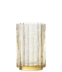 Fortessa Mahalo Collection Iced Beverage Bamboo Inspired Glasses, Set of 4