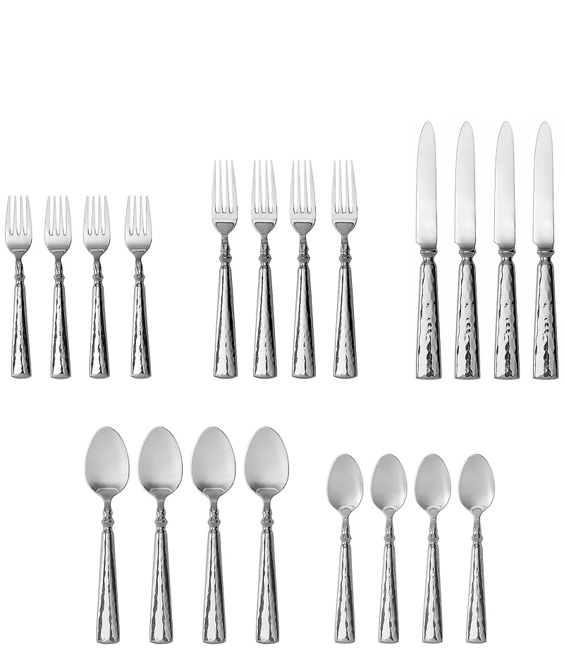 Fortessa Ravenna Collection -Piece Stainless Steel Flatware Set