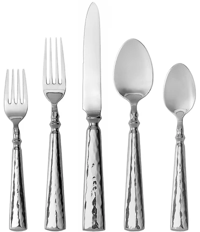 Fortessa Ravenna Collection 5-Piece Stainless Steel Flatware Set