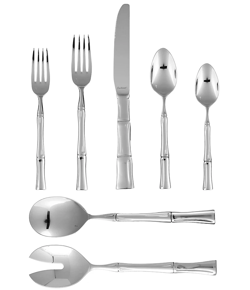 Fortessa Royal Pacific 42-Piece Stainless Steel Flatware Set